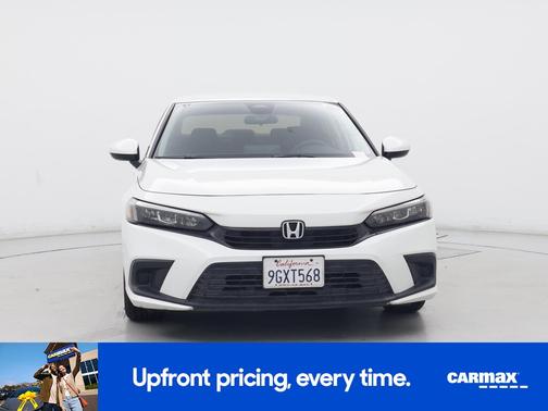 White 2023 Honda Civic LX