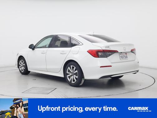 White 2023 Honda Civic LX