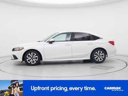 White 2023 Honda Civic LX