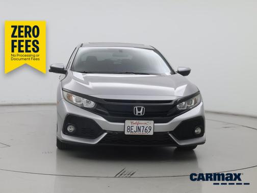 Silver 2018 Honda Civic EX