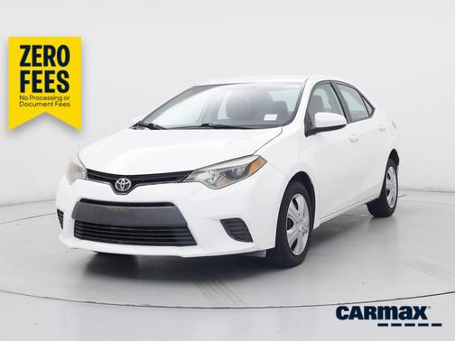 White 2016 Toyota Corolla LE