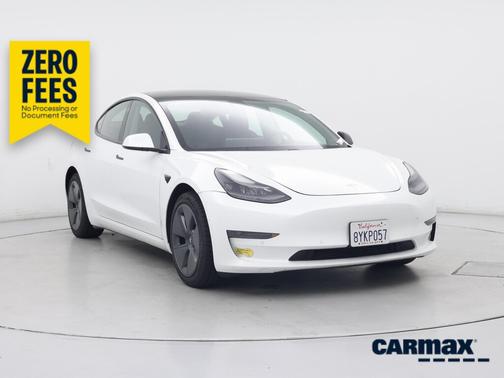 White 2021 Tesla Model 3 Standard Range Plus