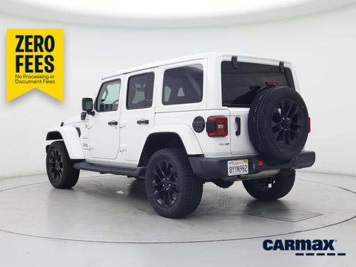 White 2021 Jeep Wrangler Unlimited 4xe Unlimited Sahara