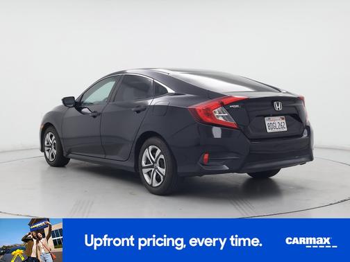 Black 2018 Honda Civic LX