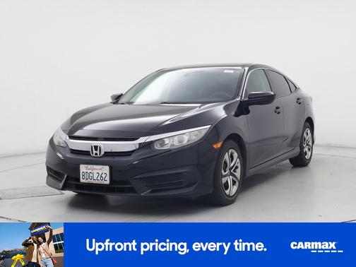 Black 2018 Honda Civic LX