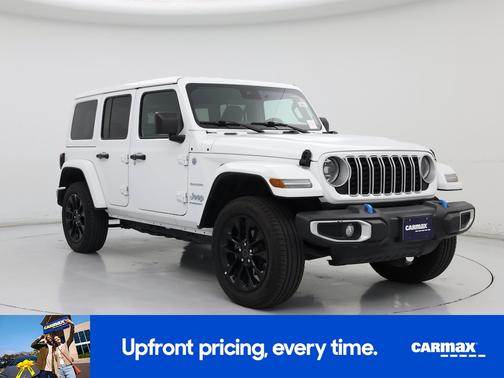White 2024 Jeep Wrangler 4xe Sahara