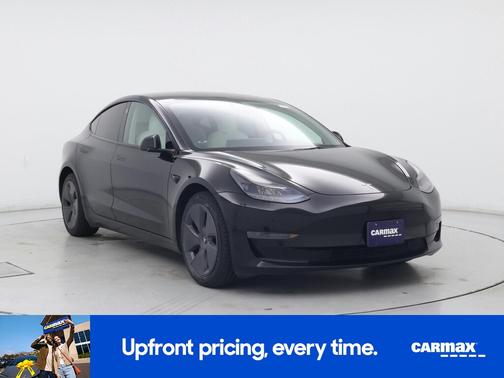 Black 2022 Tesla Model 3