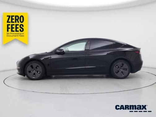 Black 2022 Tesla Model 3