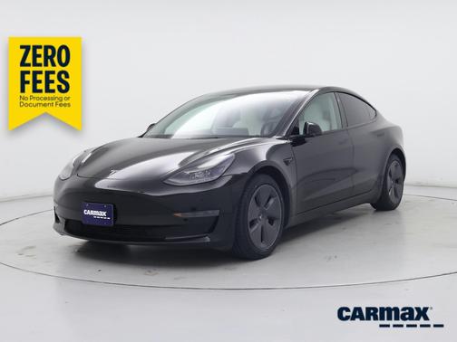 Black 2022 Tesla Model 3