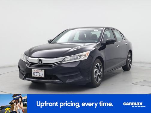 Black 2017 Honda Accord LX