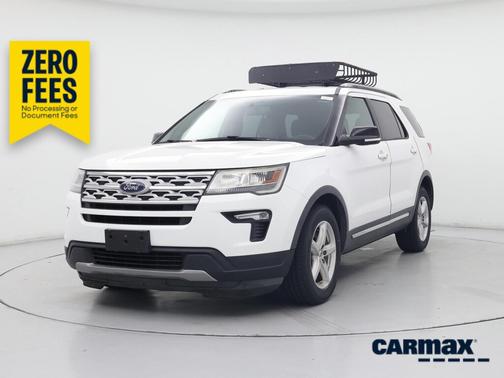 White 2018 Ford Explorer XLT