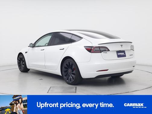 White 2022 Tesla Model 3 Performance