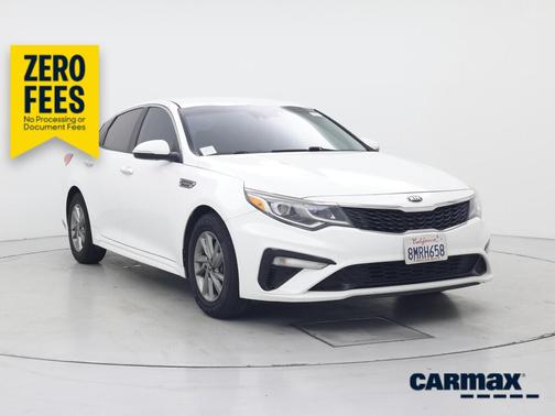 White 2019 Kia Optima LX