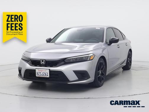 Silver 2022 Honda Civic Sport