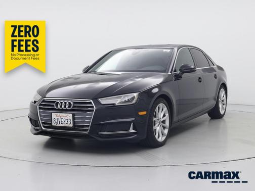 Black 2019 Audi A4 Premium