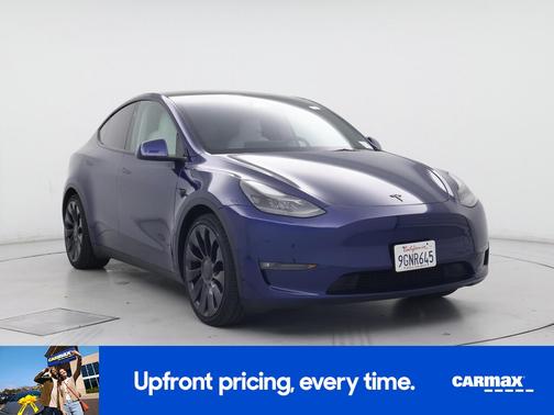 Blue 2023 Tesla Model Y Performance