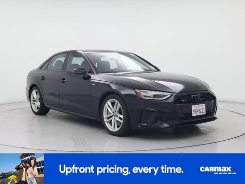 Black 2022 Audi A4 S-Line Premium Plus