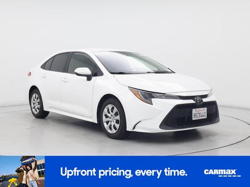 White 2021 Toyota Corolla LE