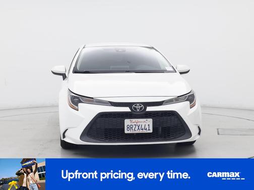 White 2021 Toyota Corolla LE
