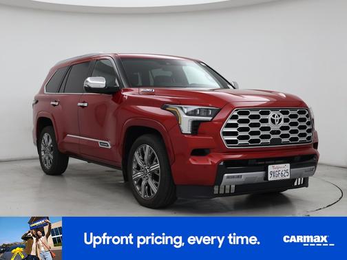 Red 2026 Toyota Sequoia Capstone