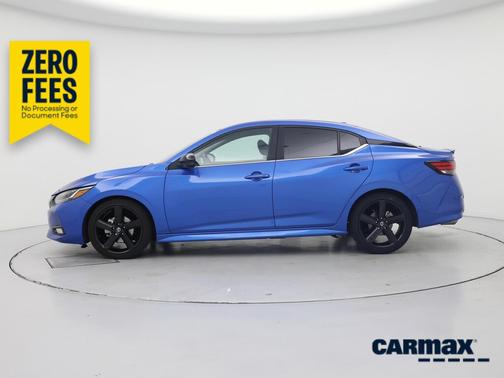 Blue 2022 Nissan Sentra SR