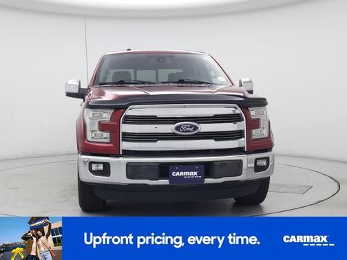 Red 2016 Ford F-150 Lariat