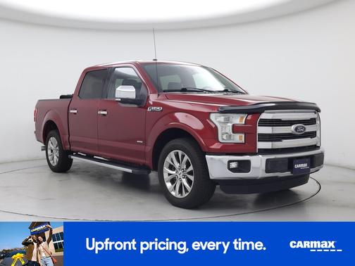 Red 2016 Ford F-150 Lariat
