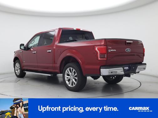 Red 2016 Ford F-150 Lariat