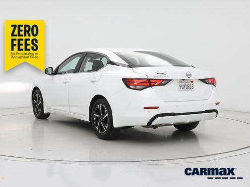 White 2025 Nissan Sentra SV
