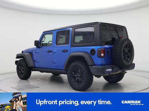 Blue 2022 Jeep Wrangler Unlimited Willys