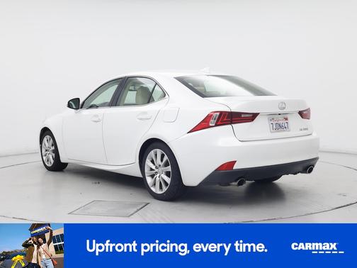 White 2015 Lexus IS 250
