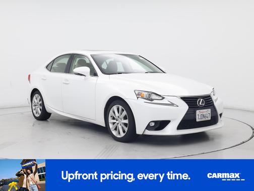 White 2015 Lexus IS 250