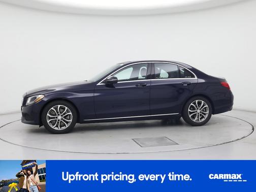 Blue 2016 Mercedes-Benz C-Class
