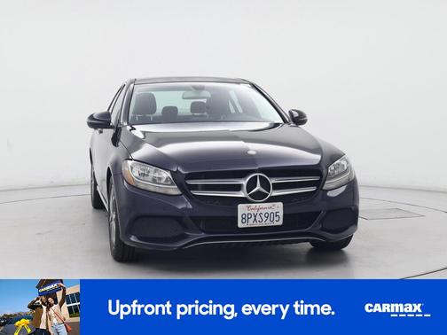 Blue 2016 Mercedes-Benz C-Class