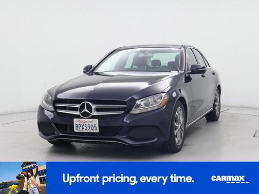 Blue 2016 Mercedes-Benz C-Class