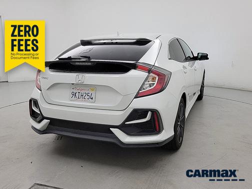 White 2020 Honda Civic EX