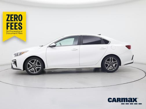 White 2021 Kia Forte EX