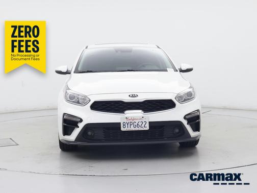 White 2021 Kia Forte EX