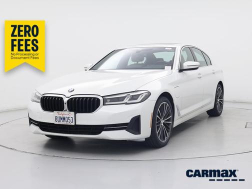 White 2021 BMW 530e