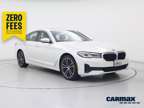 White 2021 BMW 530e