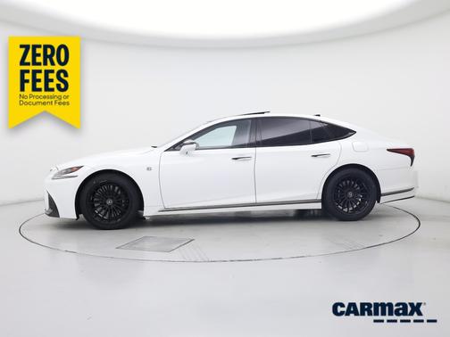 White 2018 Lexus LS 500 F-Sport