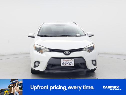 White 2015 Toyota Corolla LE Eco Plus
