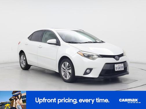White 2015 Toyota Corolla LE Eco Plus
