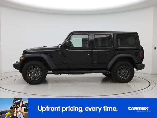 Black 2024 Jeep Wrangler Sport