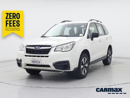 White 2017 Subaru Forester 2.5I