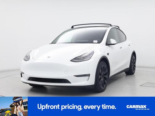 White 2021 Tesla Model Y Long Range