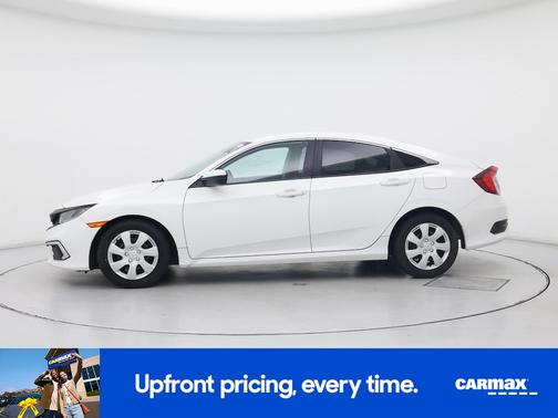 White 2020 Honda Civic LX