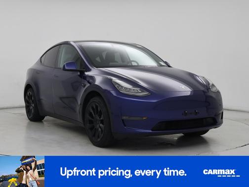 Blue 2021 Tesla Model Y Long Range