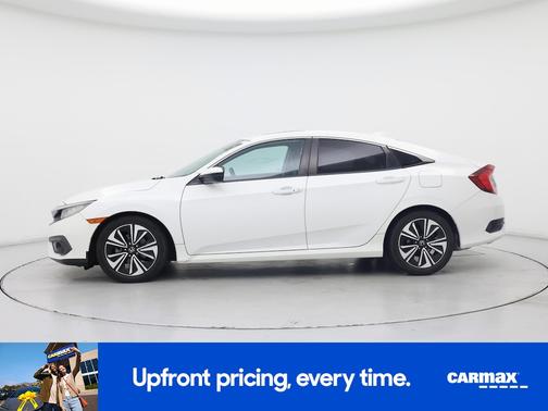 White 2017 Honda Civic EX-L
