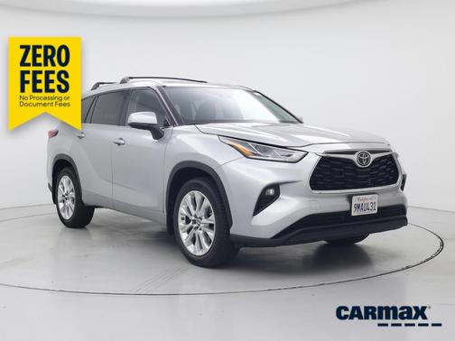 Silver 2023 Toyota Highlander Limited